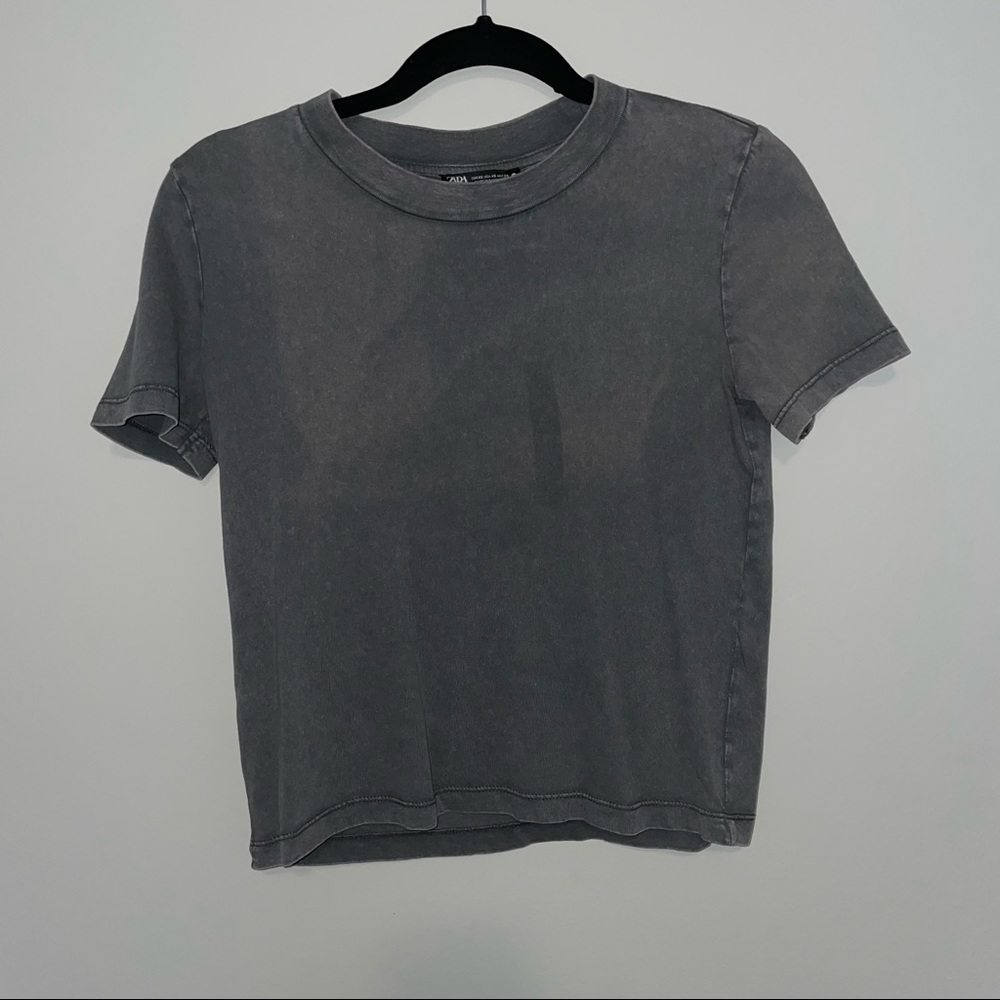 Stonewashed Charcoal Grey T-Shirt
